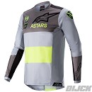 ALPINESTARS YOUTH LIMITED EDITION TECHSTAR JERSEY AMS BLACK / GRAY / YELLOW Size L