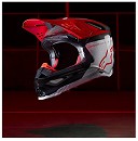 ALPINESTARS Limited Edition ACUMEN S-M10 Helmet RED/BLACK/SILVER