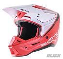 ALPINESTARS S-M5 Helmet Rayon Bright Red / White Matt Size S