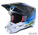ALPINESTARS S-M5 Helmet Rayon Nightlife Ucla Blue / White Matt