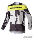 ALPINESTARS Youth Racer Tactic Jersey CAST GRAY / CAMO / YELLOW FLUO Size M