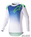 ALPINESTARS Supertech Risen Jersey BLUE RAY / WHITE / GREEN FLUO Size S