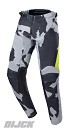 ALPINESTARS Youth Racer Tactical Pants CAST GRAY / CAMO / YELLOW FLUO Size 22