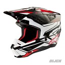 ALPINESTARS S-M5 Action 2 Helmet Black / White / Bright Red / Glossy