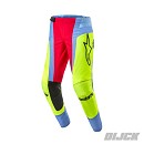 ALPINESTARS Techstar Ocuri Pants LIGHT BLUE / YELLOW FLUO / RED BERRY Size 28