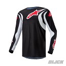 ALPINESTARS Fluid Lucent Jersey BLACK / WHITE / RED Size L