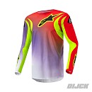 ALPINESTARS Fluid Lucent Jersey WHITE / NEON RED / YELLOW FLUO Size XL