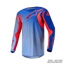 ALPINESTARS Fluid Lucent Jersey BLUE / RAM / HOT ORANGE Size S