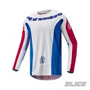 ALPINESTARS Techstar Pneuma Jersey BLUE / MARS RED / WHITE Size M