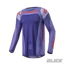 ALPINESTARS Techstar Ocuri Jersey PURPLE / HOT ORANGE Size XL