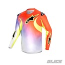 ALPINESTARS YOUTH Racer Lucent Jersey WHITE / NEON RED / YELLOW FLUO Size L