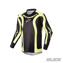 ALPINESTARS YOUTH Racer Lurv Jersey BLACK / YELLOW FLUO Size XL