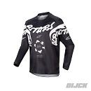 ALPINESTARS YOUTH Racer Hana Jersey BLACK / WHITE Size L