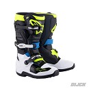 ALPINESTARS TECH 7s BLACK / ENAMEL BLUE / YELLOW FLUO
