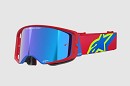 ALPINESTARS Supertech Corp Goggle absolute vision RED / BLUE - BLUE MIRROR LENS