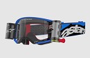 ALPINESTARS Supertech Stream Goggle Roll Off BLUE - CLEAR ROLL-OFF LENS
