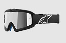 ALPINESTARS Vision YOUTH Corp Goggle BLACK - SILVER MIRROR LENS