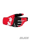 ALPINESTARS Techstar Gloves BLACK / BRIGHT RED SIZE L