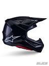 ALPINESTARS SM7 Solid Helmet BLACK GLOSSY