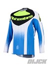 ALPINESTARS Techstar Knif Jersey UCLA BLUE / BLACK / YELLOW FLUO
