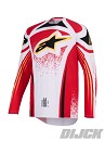 ALPINESTARS Techstar Nomur Jersey LIGHT GRAY / RED / BLACK