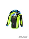 ALPINESTARS KIDS Racer Nomur Jersey DARK NAVY / FLUO YELLOW / UCLA BLUE