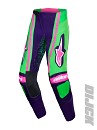 ALPINESTARS Techstar Namur Pants DEEP PURPLE / GREEN / PINK FLUO