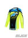 ALPINESTARS YOUTH Supertech Nomur Jersey DARK NAVY / YELLOW FLUO / UCLA BLUE