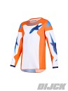 ALPINESTARS YOUTH Fluid Grid Jersey ORANGE / UCLA BLUE