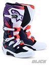 ALPINESTARS Boots TECH 7 Purple / White / Dark Blue / Red Fluo