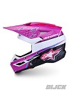 ALPINESTARS SM3 Youth Falcon Helmet Purple / White / Black / Pink Fluo - Glossy