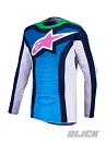 ALPINESTARS Techstar Maven Jersey White / Blithe Blue / Green Fluo