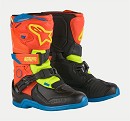 ALPINESTARS TECH 3S ORANGE FLUO / ENAMEL BLUE / YELLOW FLUO KIDS