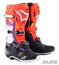 ALPINESTARS Boots TECH 10 Black / Red Fluo / Orange Fluo / White