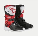 ALPINESTARS TECH 3S WHITE / BLACK / BRIGHT RED KIDS