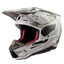 ALPINESTARS S-M5 Mineral helmet WARM GRAY / CELADON GREEN GLOSSY