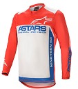 ALPINESTARS Racer Supermatic Jersey Bright Red / Blue / Off White Size S