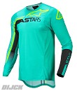 ALPINESTARS Jersey Supertech Blaze Pastel Green / Black / Yellow Fluo Size XL
