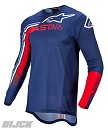ALPINESTARS Jersey Supertech Blaze Dark Blue / Bright Red / White Size S