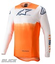 ALPINESTARS Jersey Supertech Foster White / Orange / Dark Blue Size S