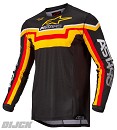 ALPINESTARS Jersey Techstar Quadro Black / Yellow / Tangerine Size XL