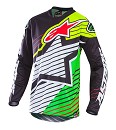Alpinestars Racer Braap Jersey Black/White/Green Size XL