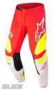 ALPINESTARS Pants Techstar Factory Red Fluo / White / Yellow Fluo Size 38