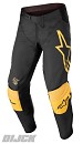 ALPINESTARS Pants Techstar Quadro Black / Yellow Tangerine Size 38