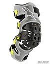 ALPINESTARS Bionic-7 Knee Brace Silver Yellow Fluo Size XL/XXL
