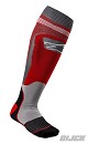 ALPINESTARS MX Plus-1 Socks Red / Cool Gray Size S