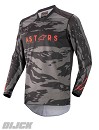 ALPINESTARS Youth Jersey Racer Tactical Black / Gray / Camo / Red Fluo Size M