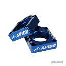 APICO Rear Axle Blocks YZ125/250 02-26 / YZF250/450 01-08 BLUE