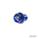 APICO Oil Drainplug + Magnet CR80-500 83-07 / YZ250 97-26 BLUE