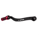 APICO Forged Gear Pedal  BLACK / RED KTM/HQV/GAS SX-F/FC250-350 16-26, EXC-F/FE250-350 11-26, MC-F/EC-F250-350 21-26, SX-F/FC450 23-26